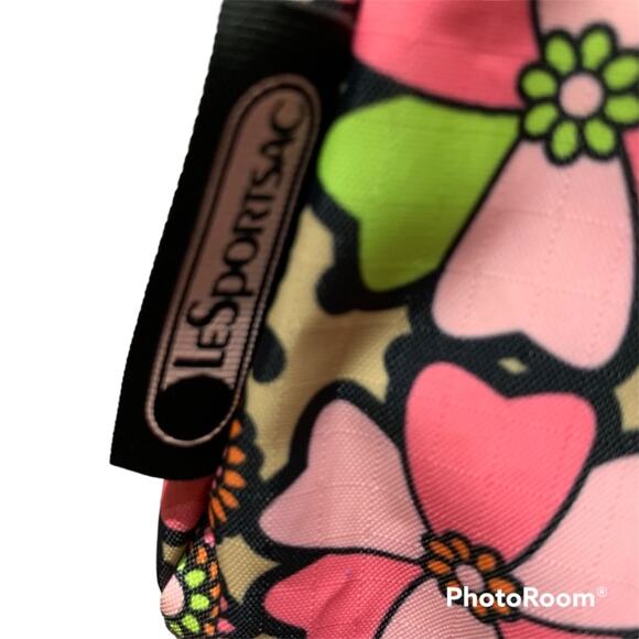 Lesportsac for The OC Collection - Bright n' Colorful retro look crescent purse - Picture 10 of 13